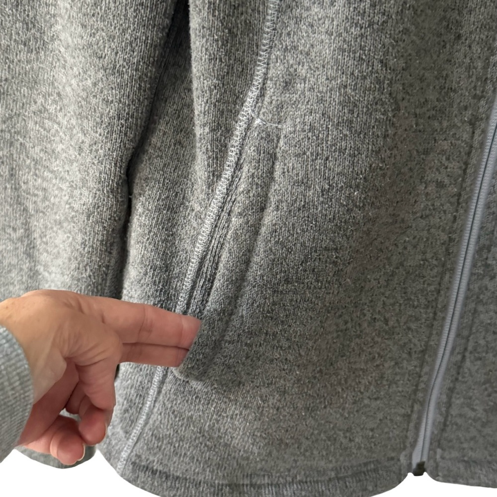Women’s The North Face Grey Full-Zip Jacket! Small! - Picture 3 of 6
